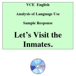 Analysis of Language Use - English Sample Response 4